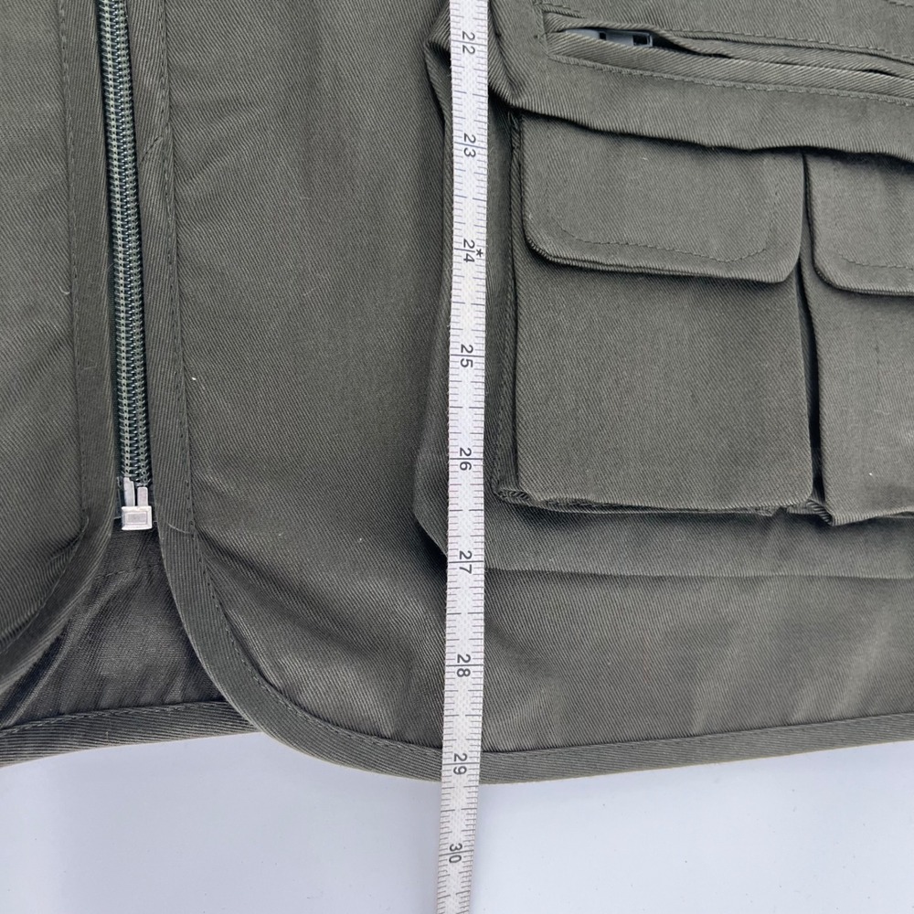 Armi & Bagagli by Stavolo Mens Hunting Fishing Safari Vest Olive Green Cotton XL - Picture 9 of 11